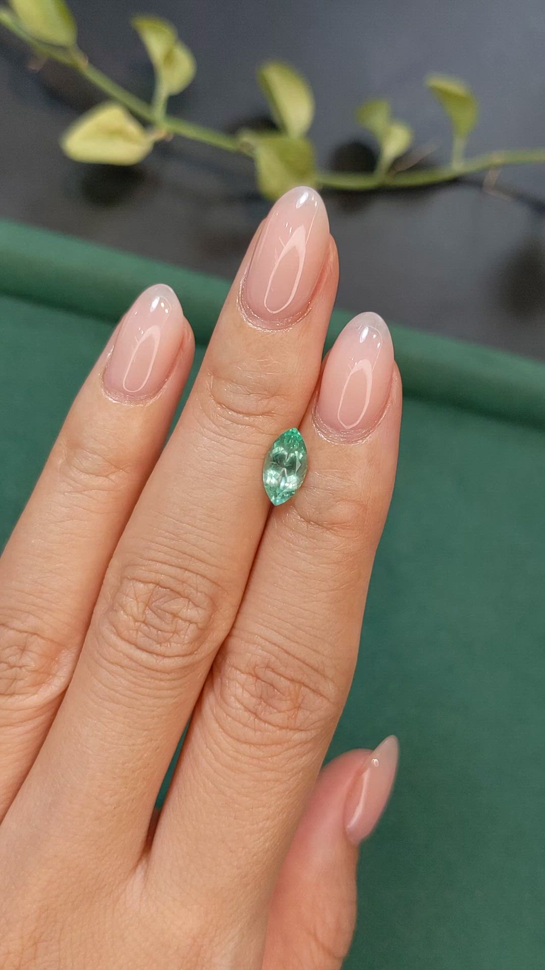1.06 Ct. Emerald from Russia Size Video