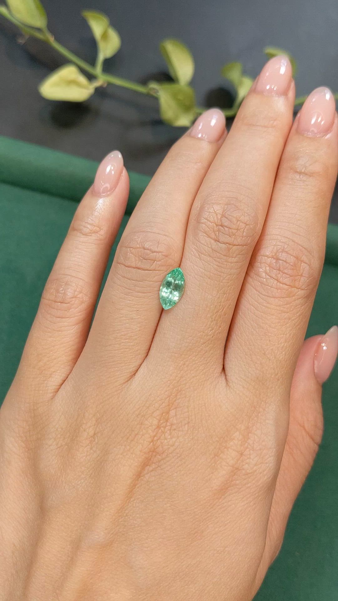 1.06 Ct. Emerald from Russia Size Video