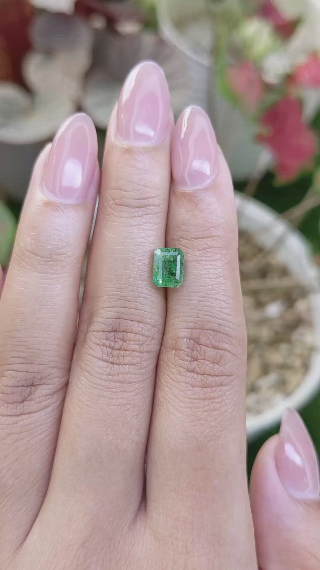 1.50 Ct. Emerald from Zambia Size Video