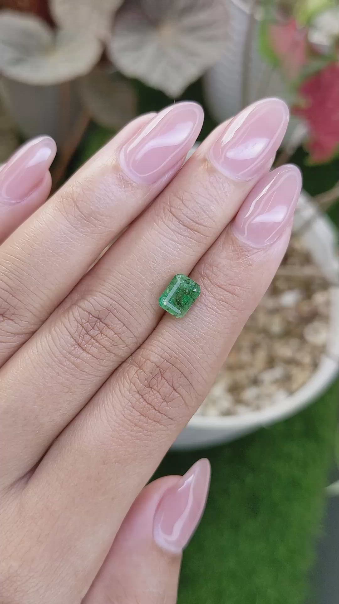 1.50 Ct. Emerald from Zambia Size Video