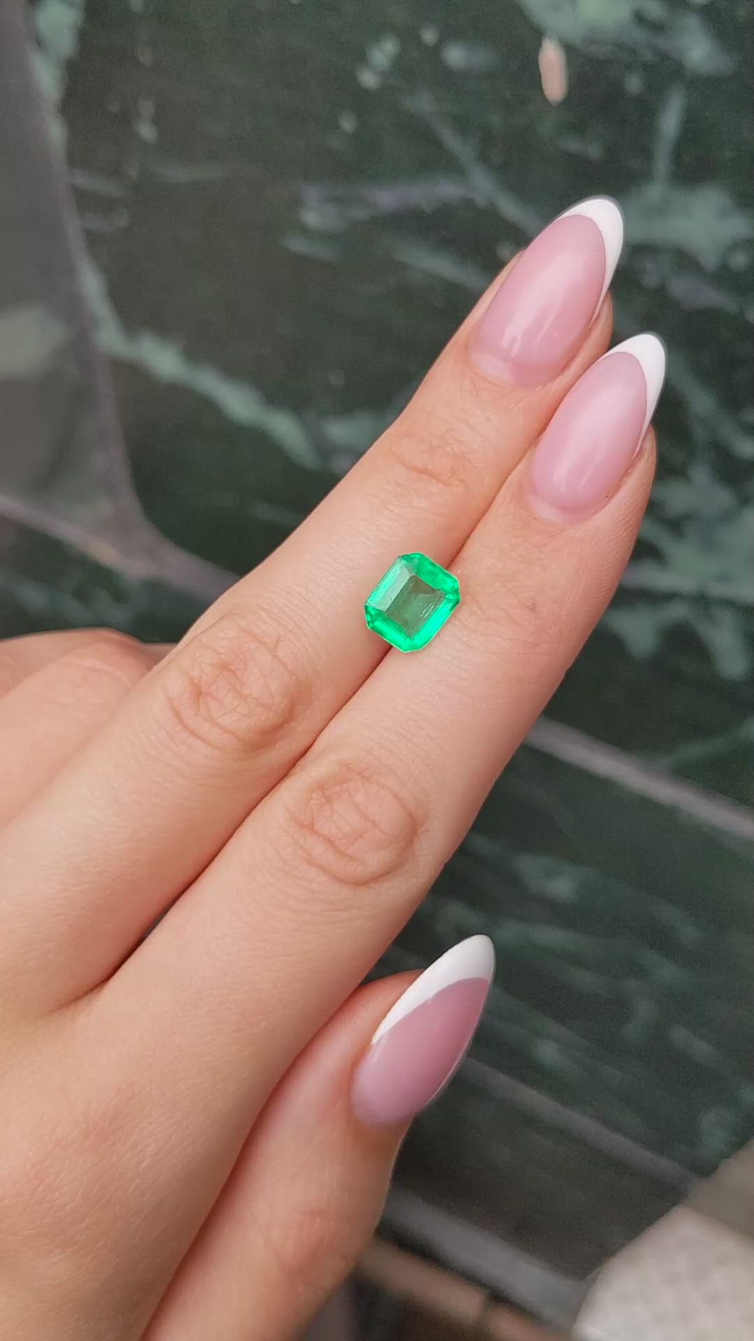 2.61 Ct. Emerald from Colombia Size Video