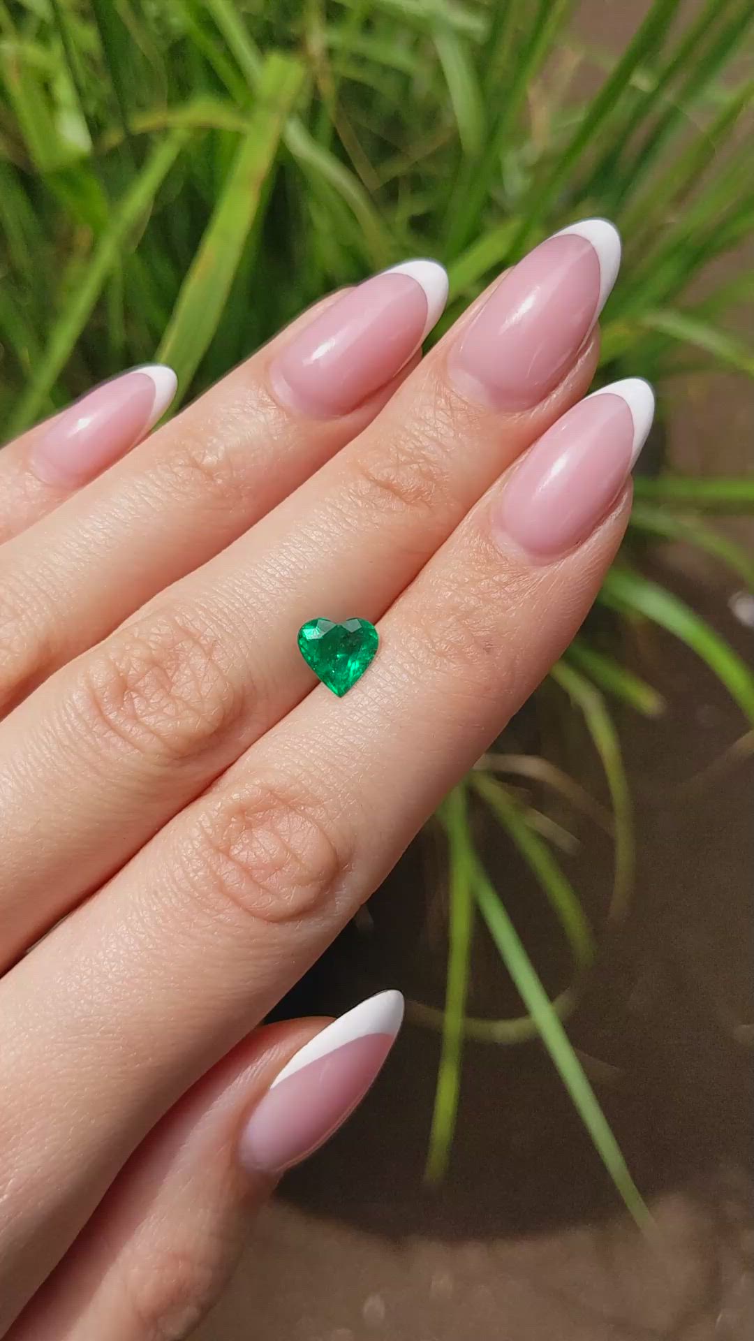 1.37 Ct. Emerald from Colombia Size Video