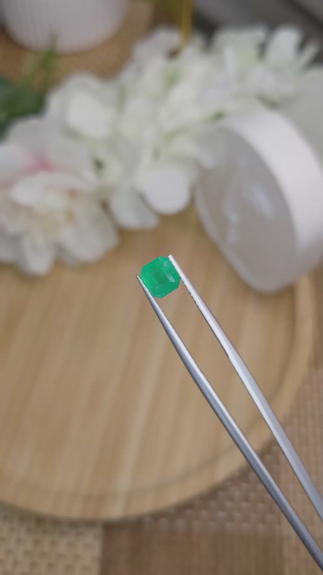 1.17 Ct. Emerald from Colombia Size Video