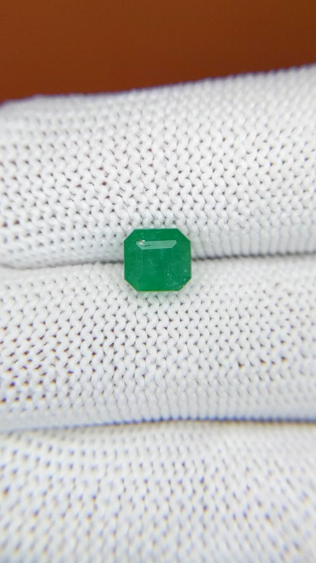 1.17 Ct. Emerald from Colombia Size Video