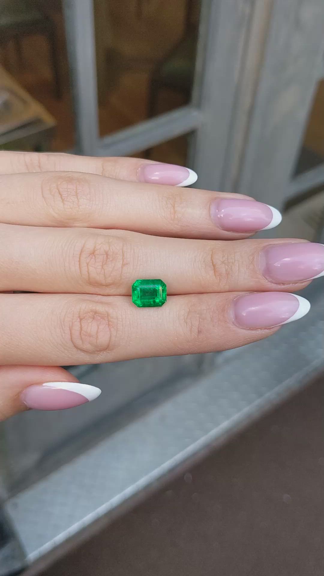 2.91 Ct. Emerald from Zambia Size Video