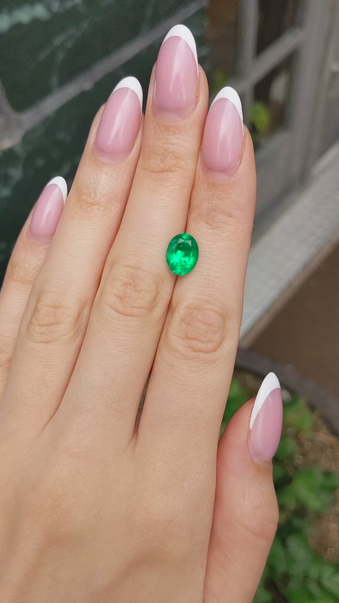 2.26 Ct. Emerald from Colombia Size Video