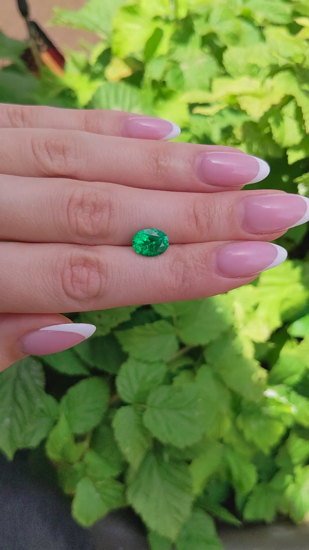 2.38 Ct. Emerald from Colombia Size Video