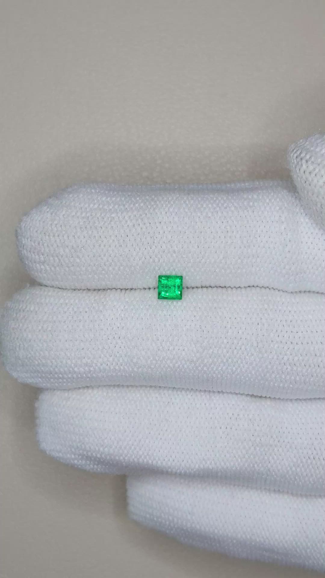 0.30 Ct. Emerald from Russia Size Video