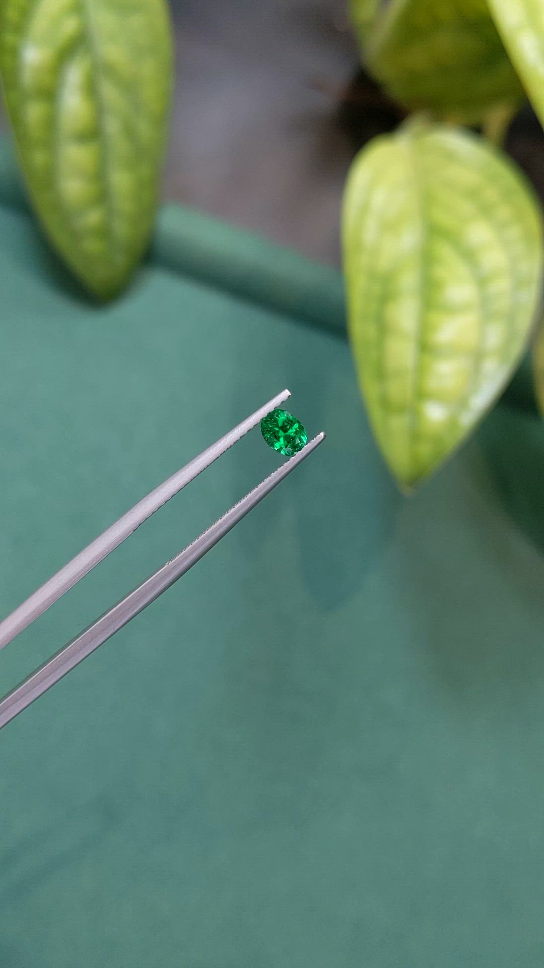 0.31 Ct. Emerald from Russia Size Video