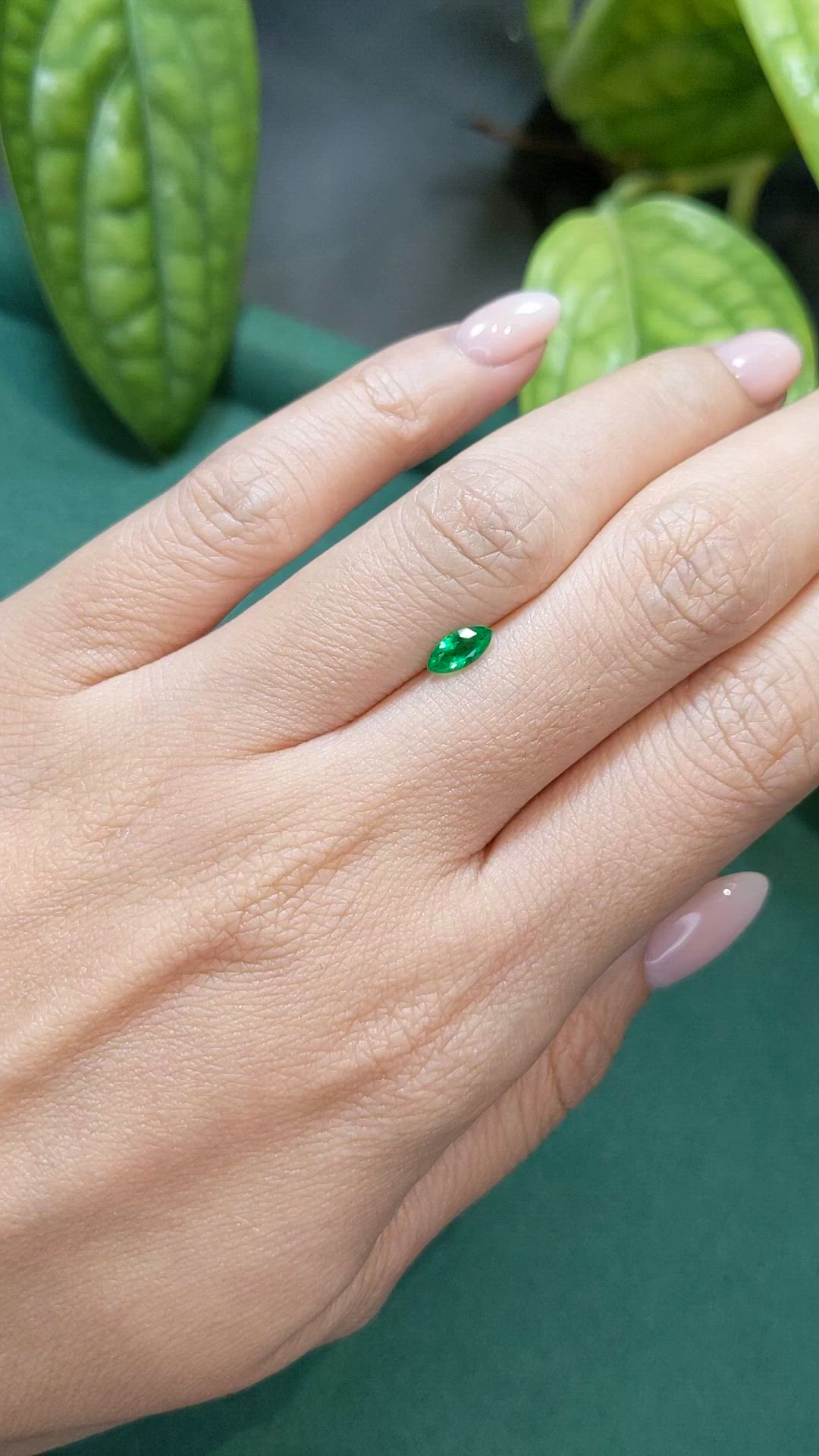 0.31 Ct. Emerald from Russia Size Video