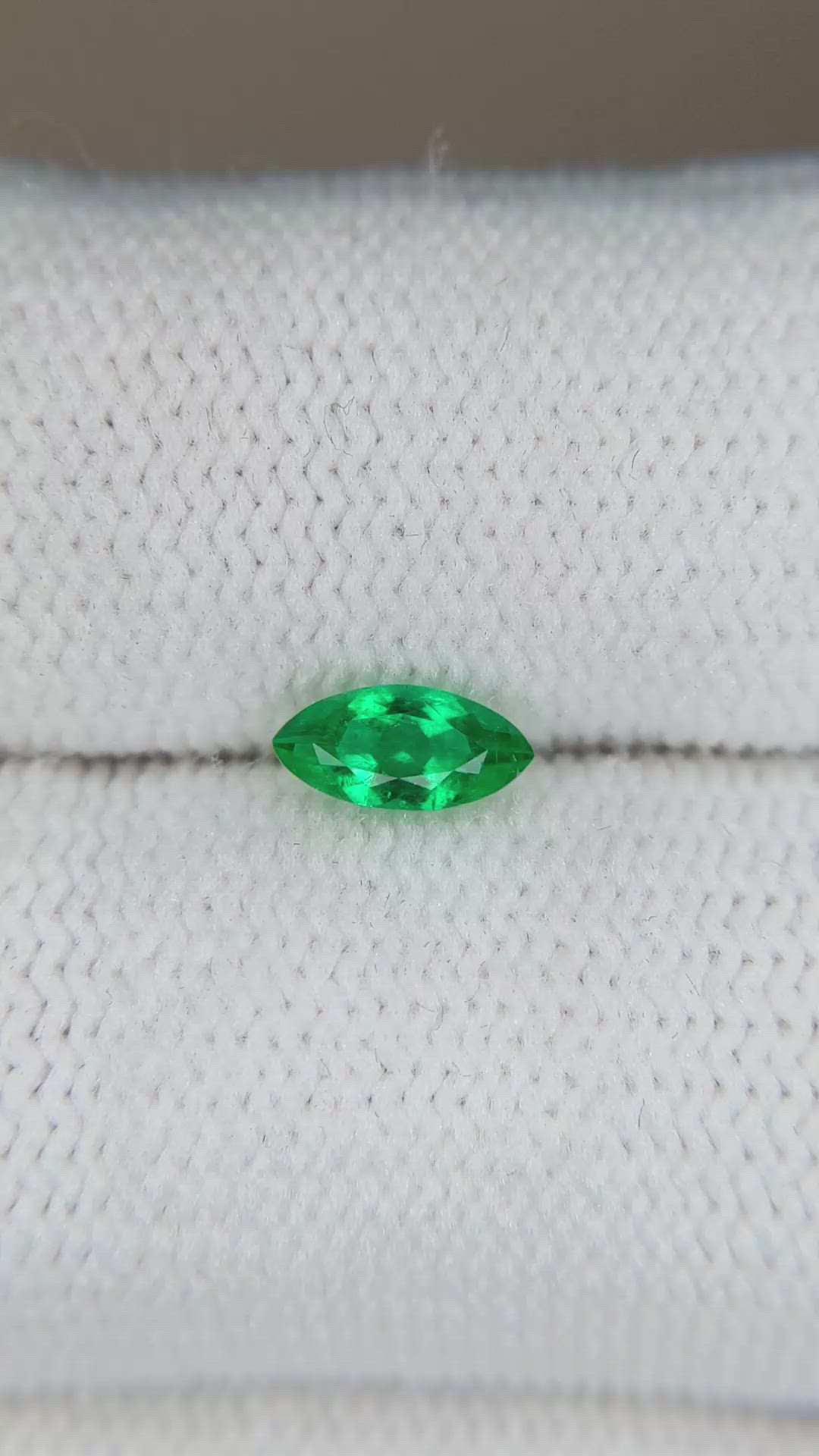 0.31 Ct. Emerald from Russia Size Video