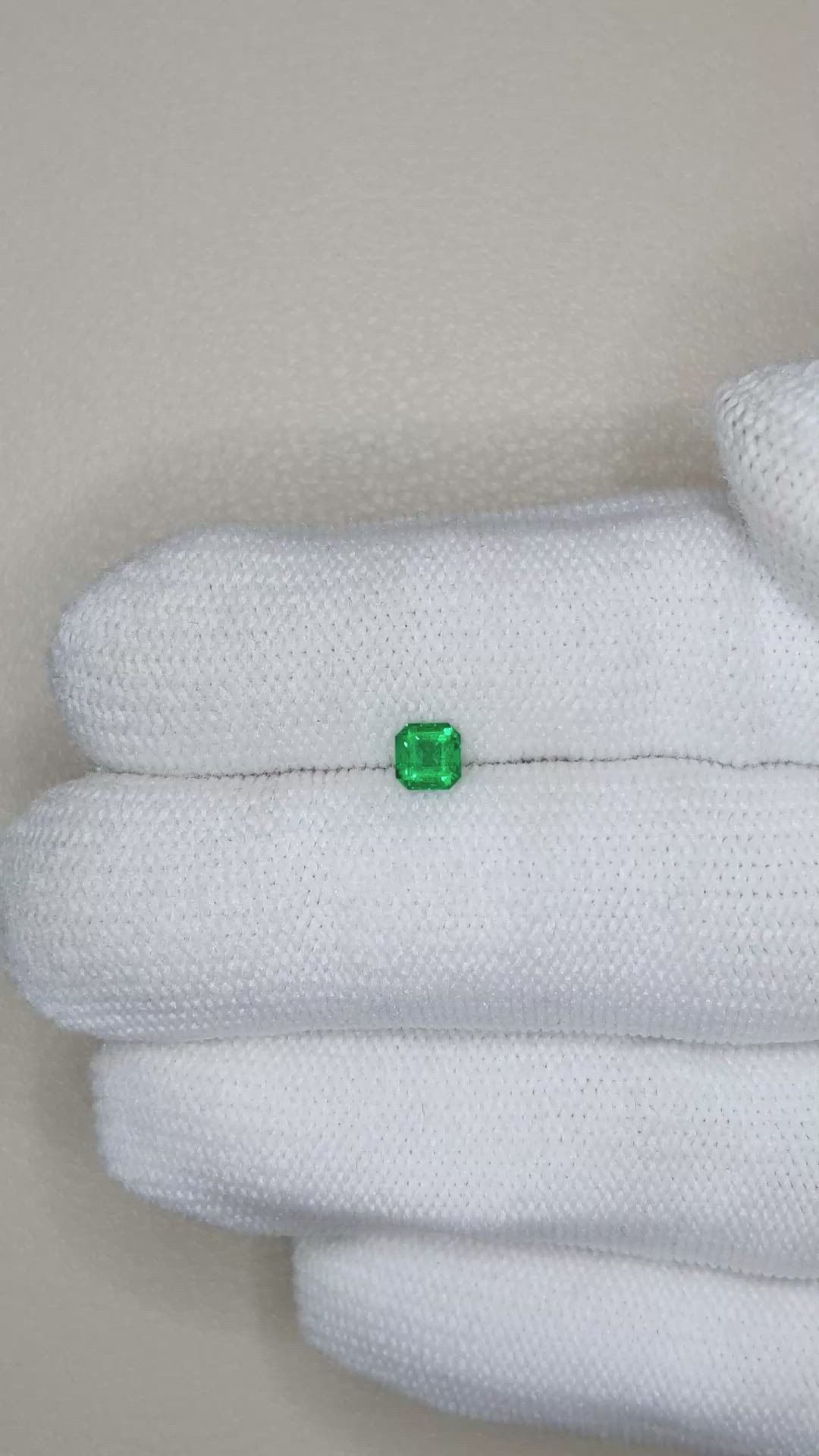 0.34 Ct. Emerald from Russia Size Video