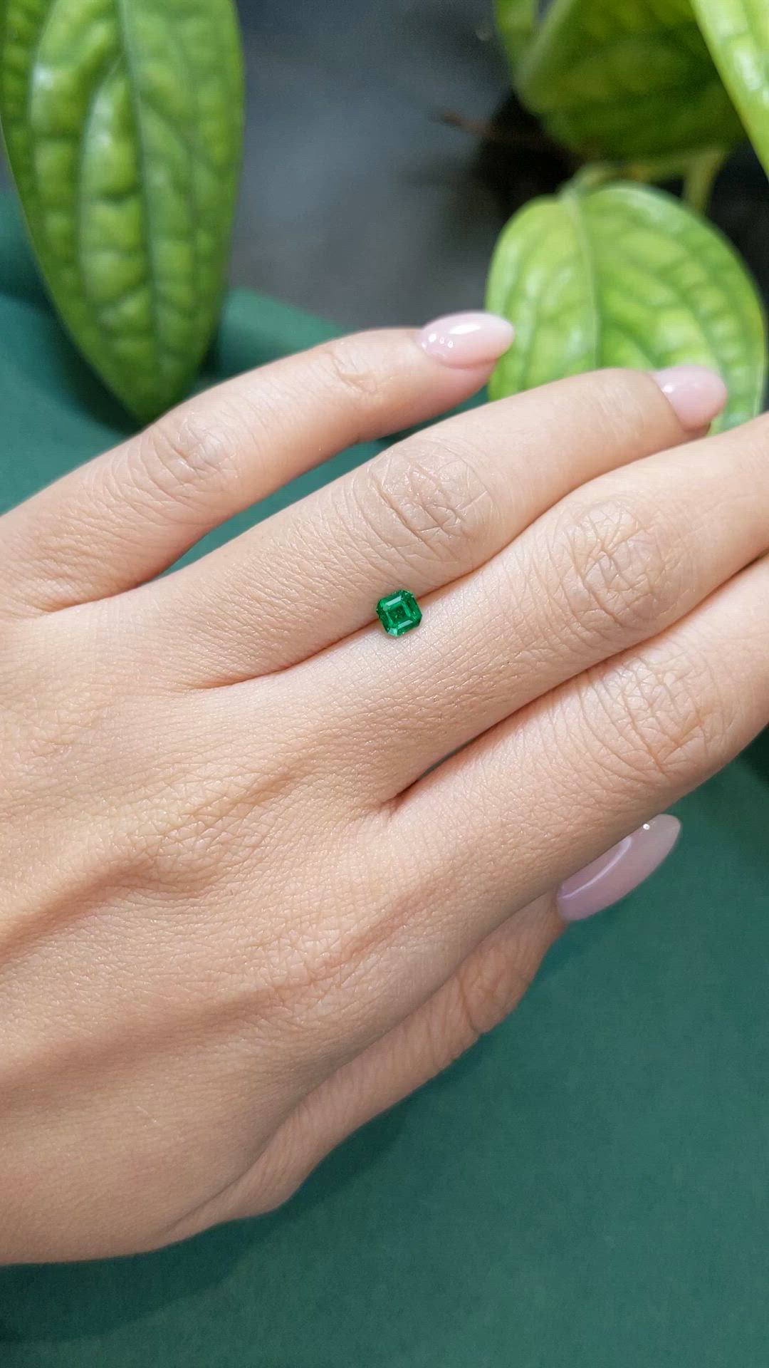 0.34 Ct. Emerald from Russia Size Video