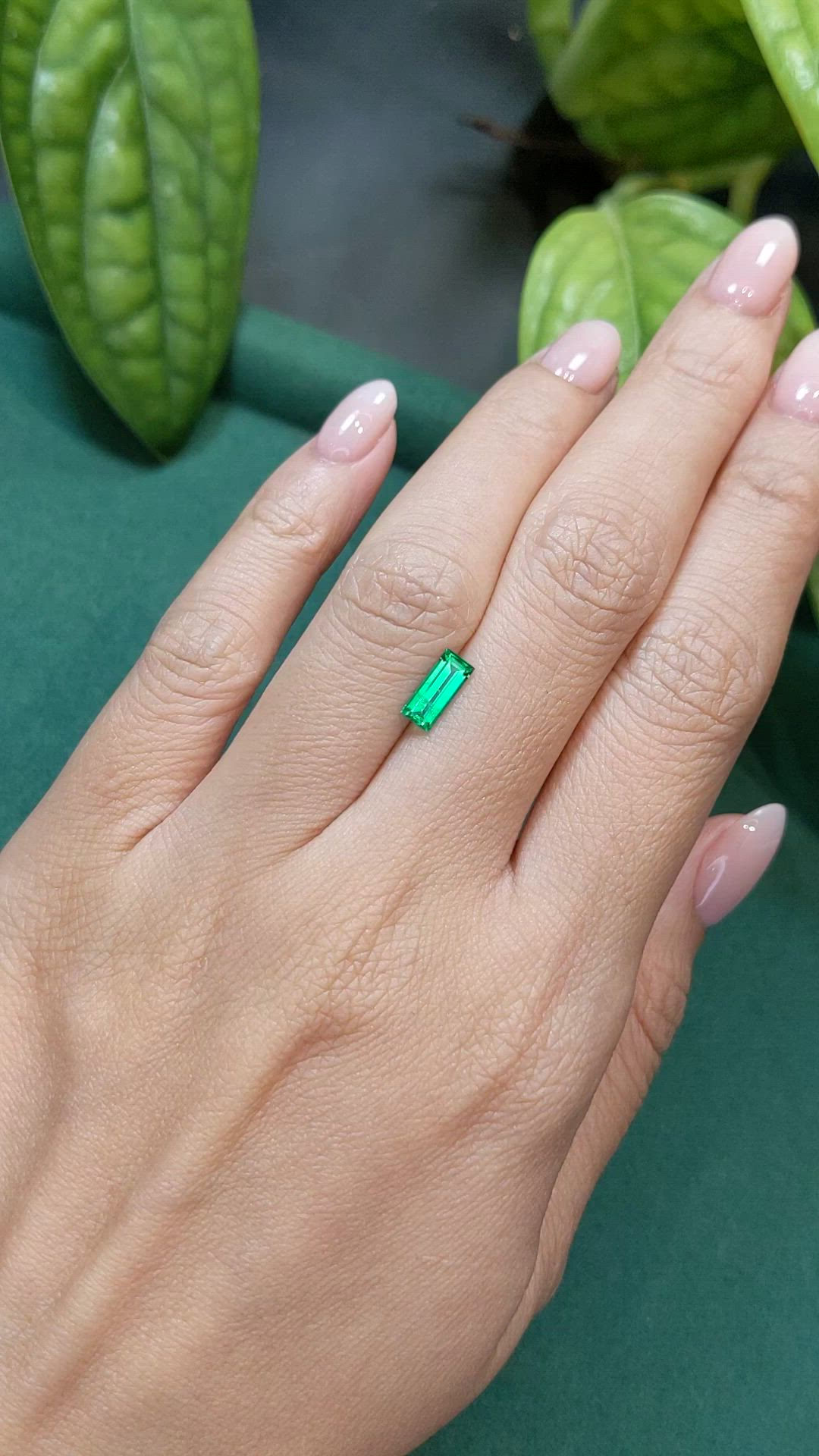 0.66 Ct. Emerald from Russia Size Video