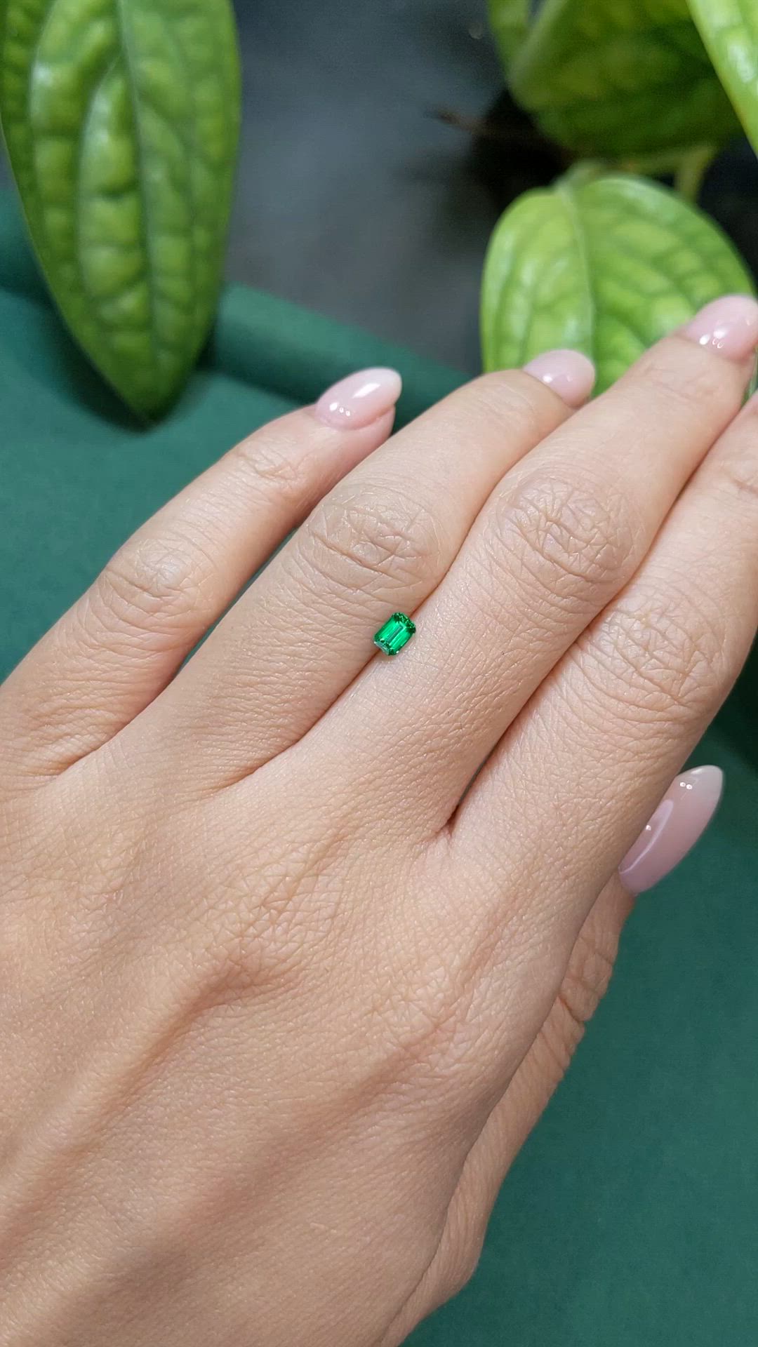0.21 Ct. Emerald from Russia Size Video