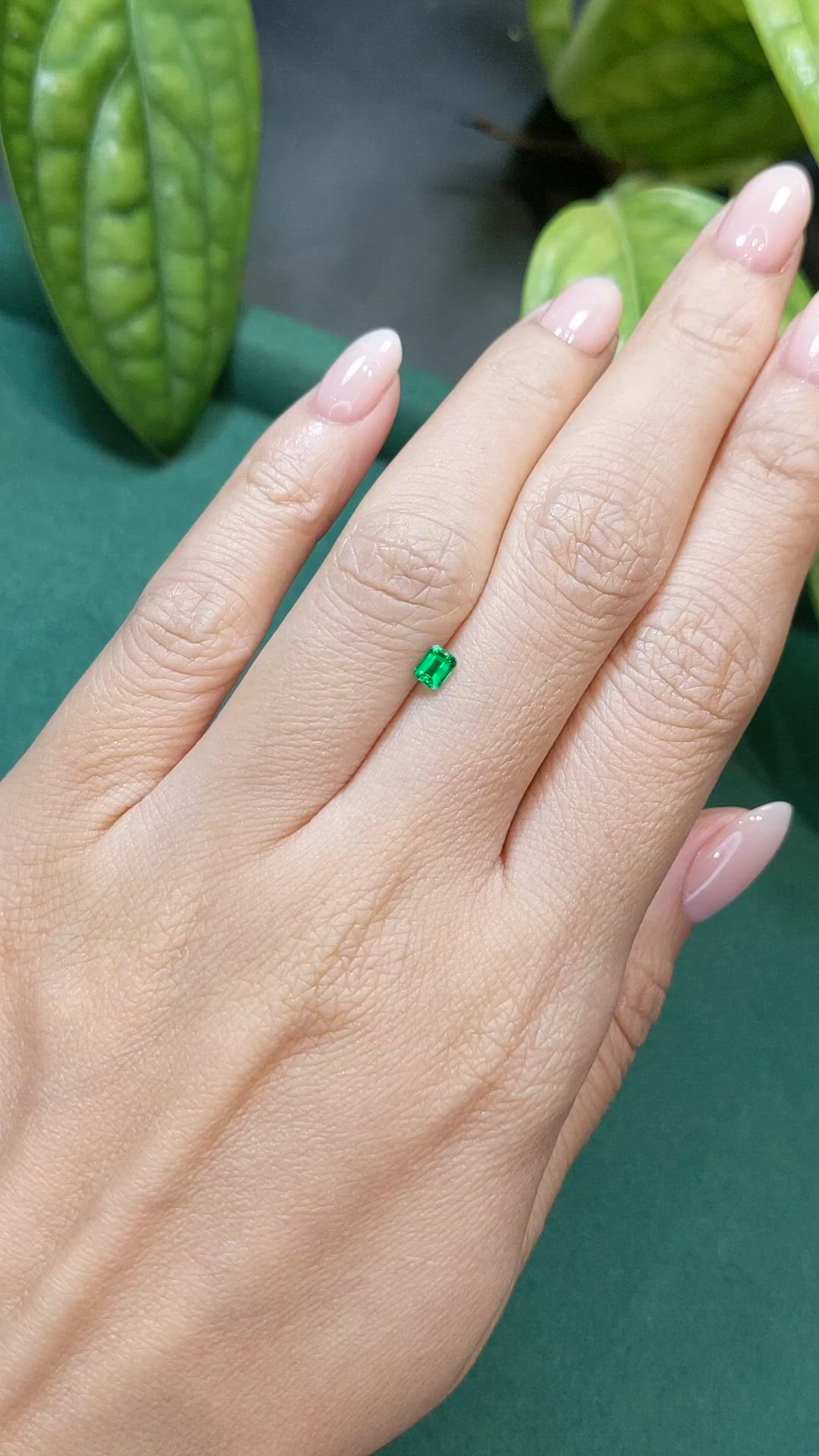 0.23 Ct. Emerald from Russia Size Video