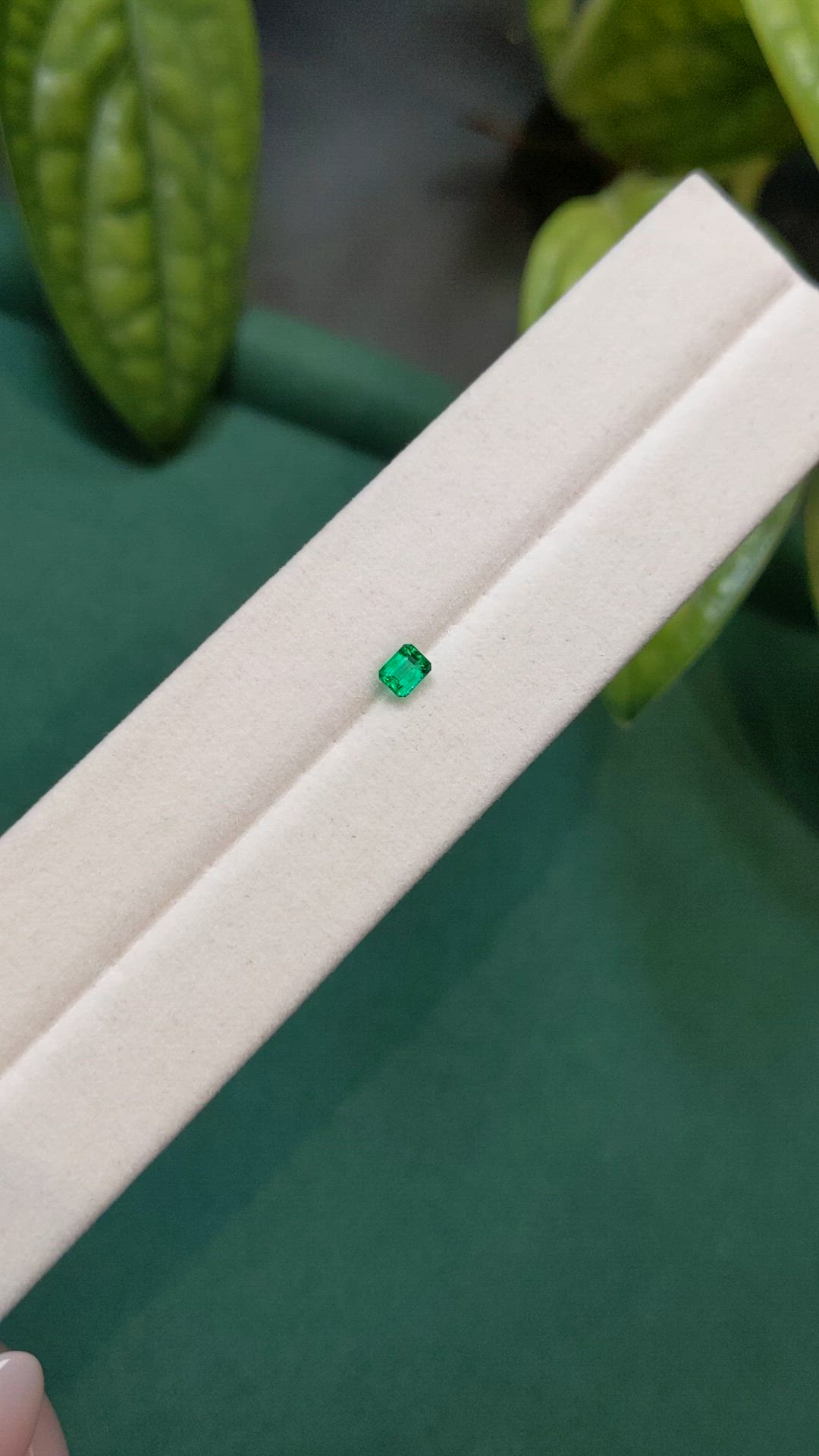 0.23 Ct. Emerald from Russia Size Video