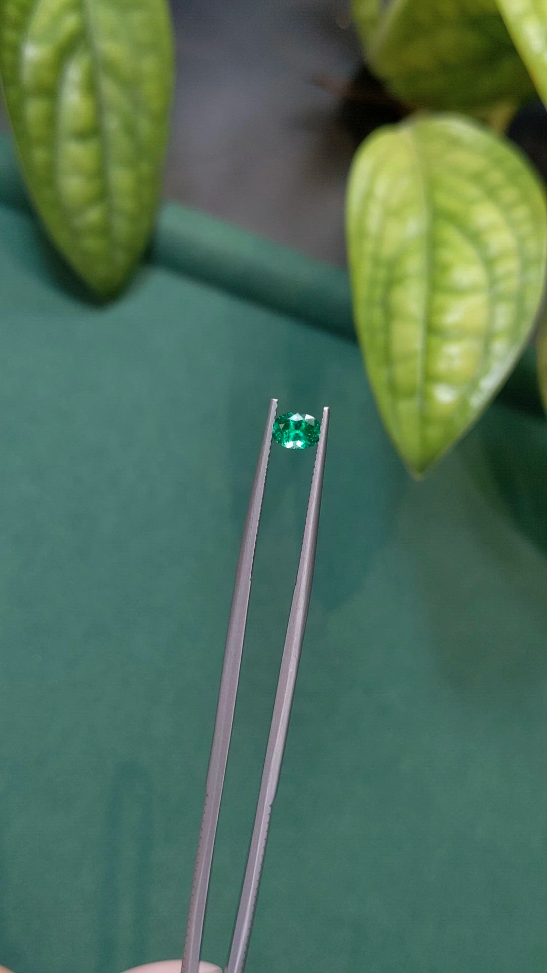 0.35 Ct. Emerald from Russia Size Video