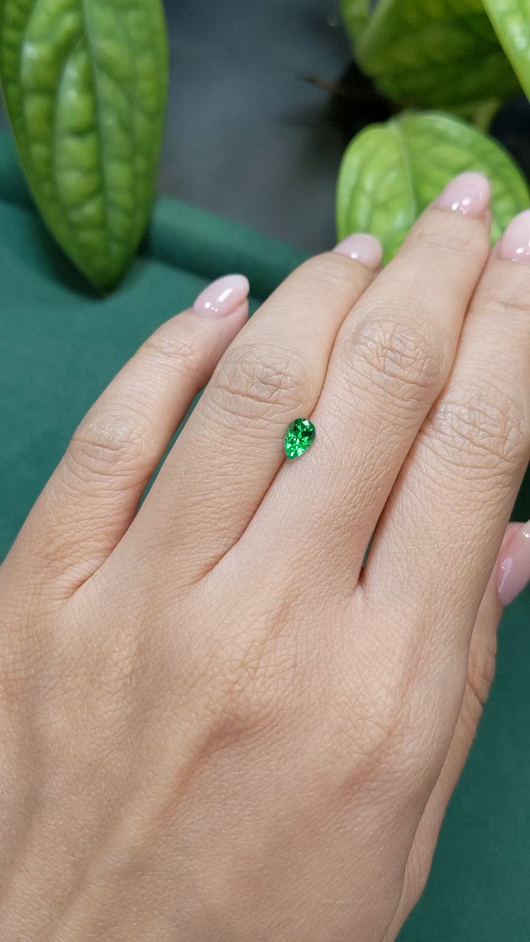0.37 Ct. Emerald from Russia Size Video