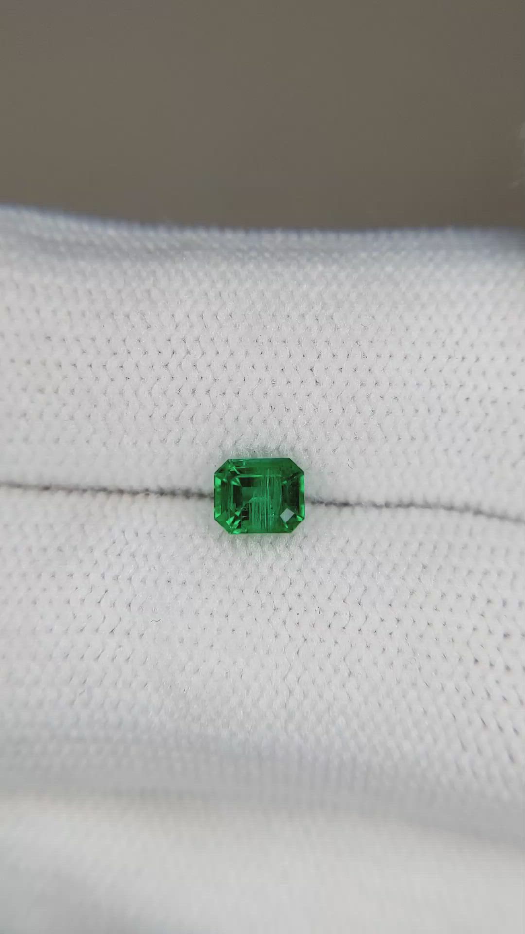 0.56 Ct. Emerald from Russia Size Video