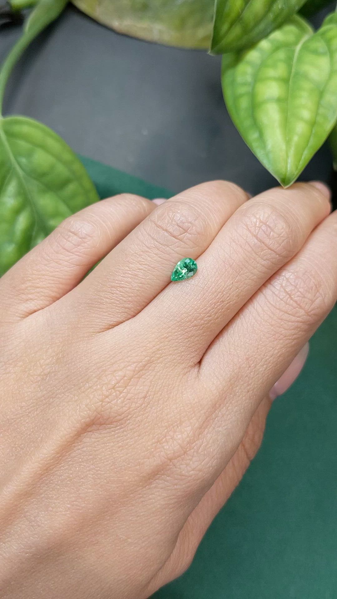 0.52 Ct. Emerald from Russia Size Video
