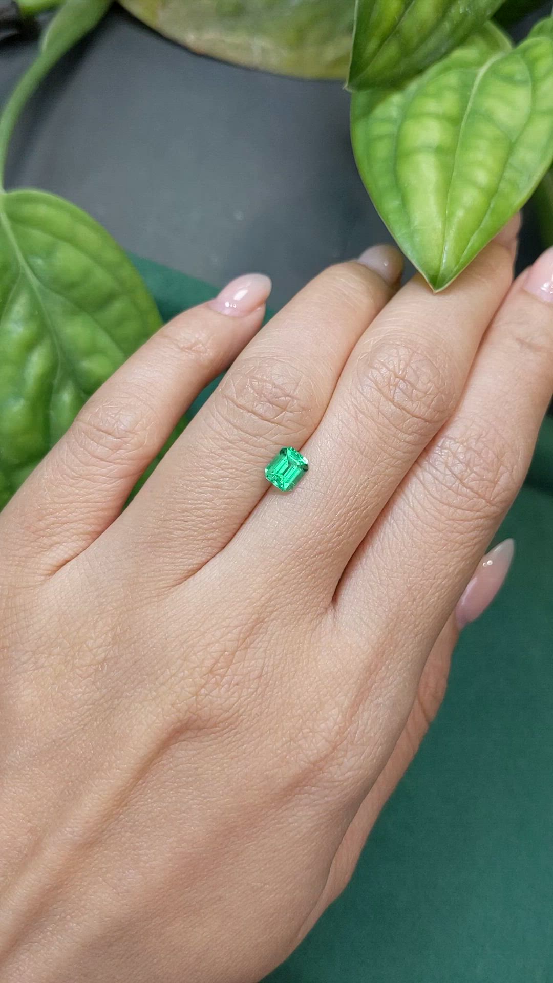 0.57 Ct. Emerald from Russia Size Video
