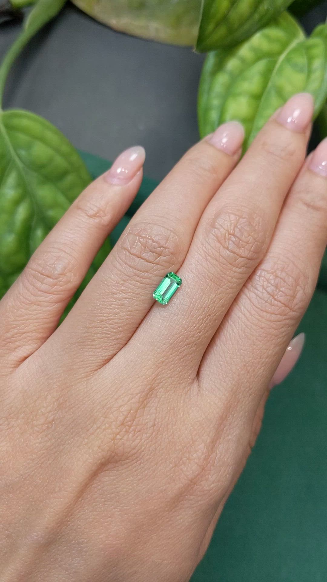 0.69 Ct. Emerald from Russia Size Video