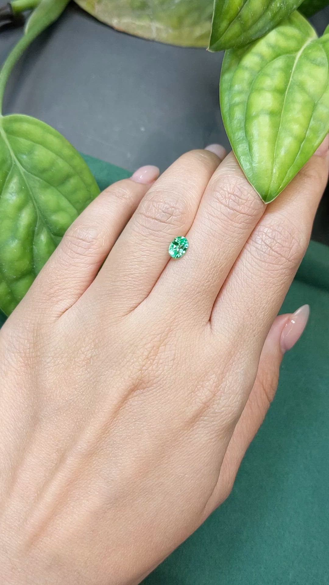 0.52 Ct. Emerald from Russia Size Video
