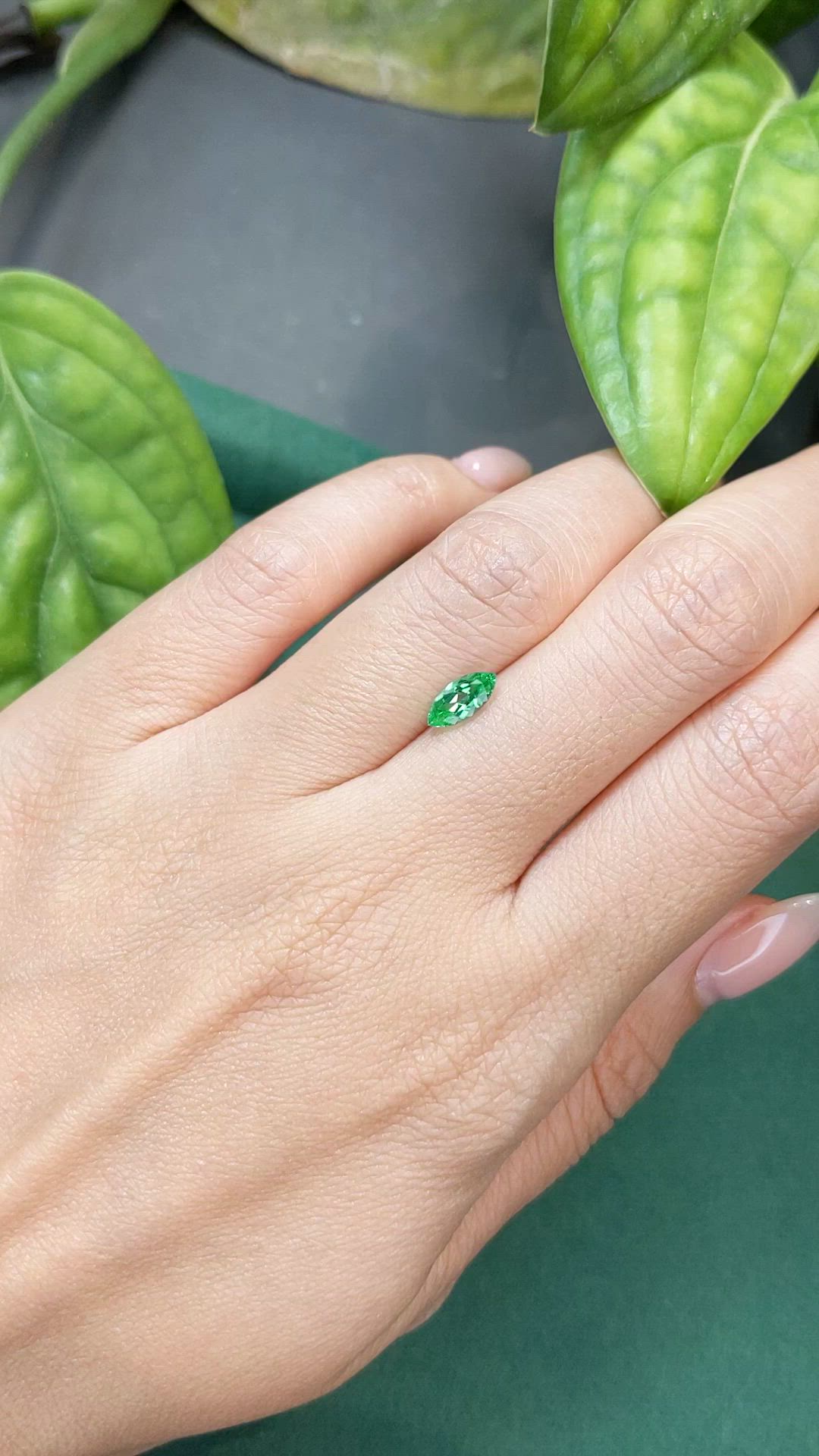 0.55 Ct. Emerald from Russia Size Video