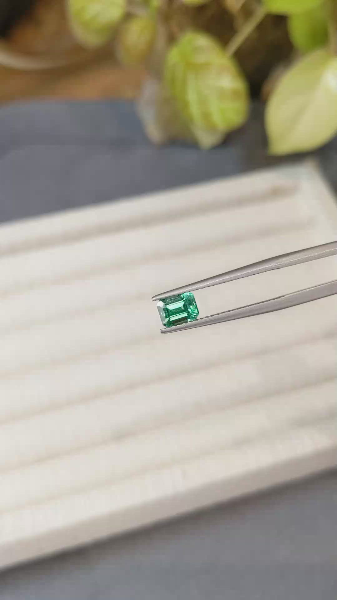 0.75 Ct. Emerald from Russia Size Video