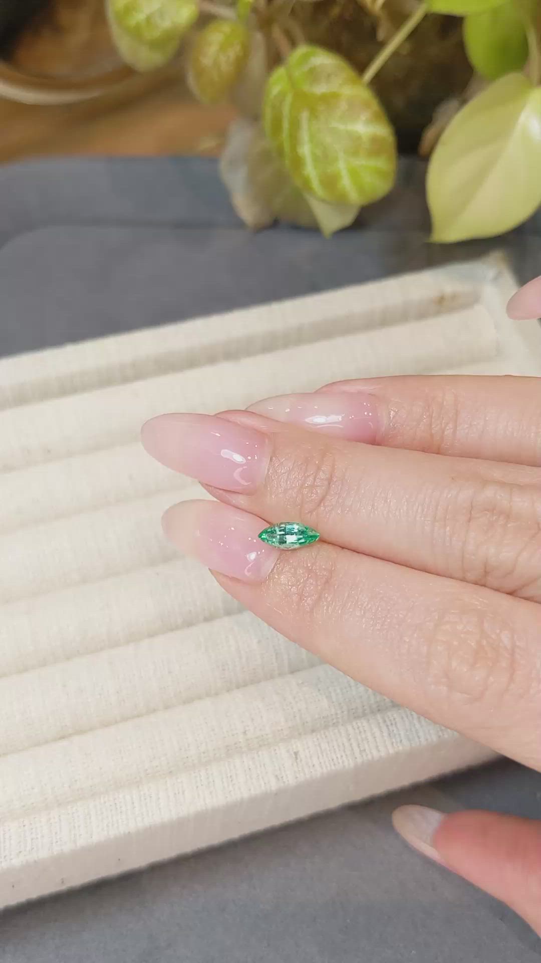 0.53 Ct. Emerald from Russia Size Video