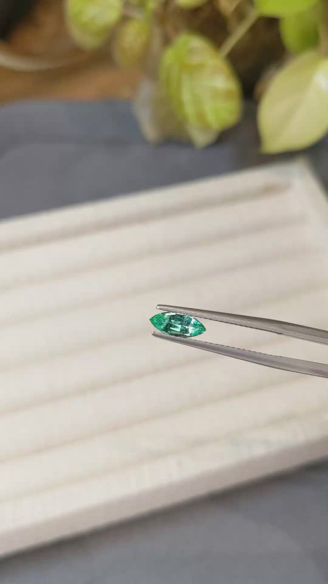 0.53 Ct. Emerald from Russia Size Video