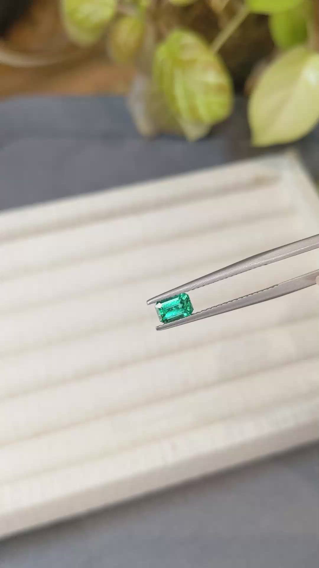0.48 Ct. Emerald from Russia Size Video