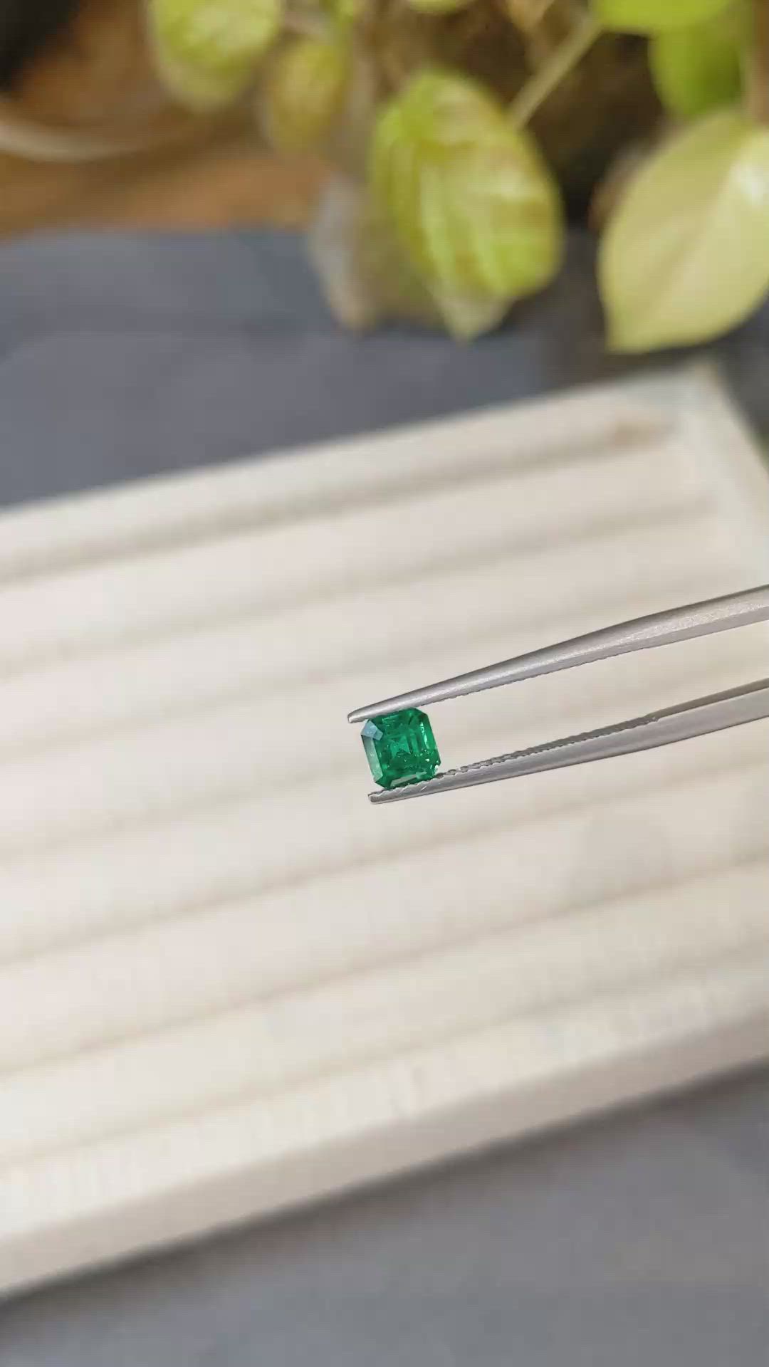 0.71 Ct. Emerald from Russia Size Video