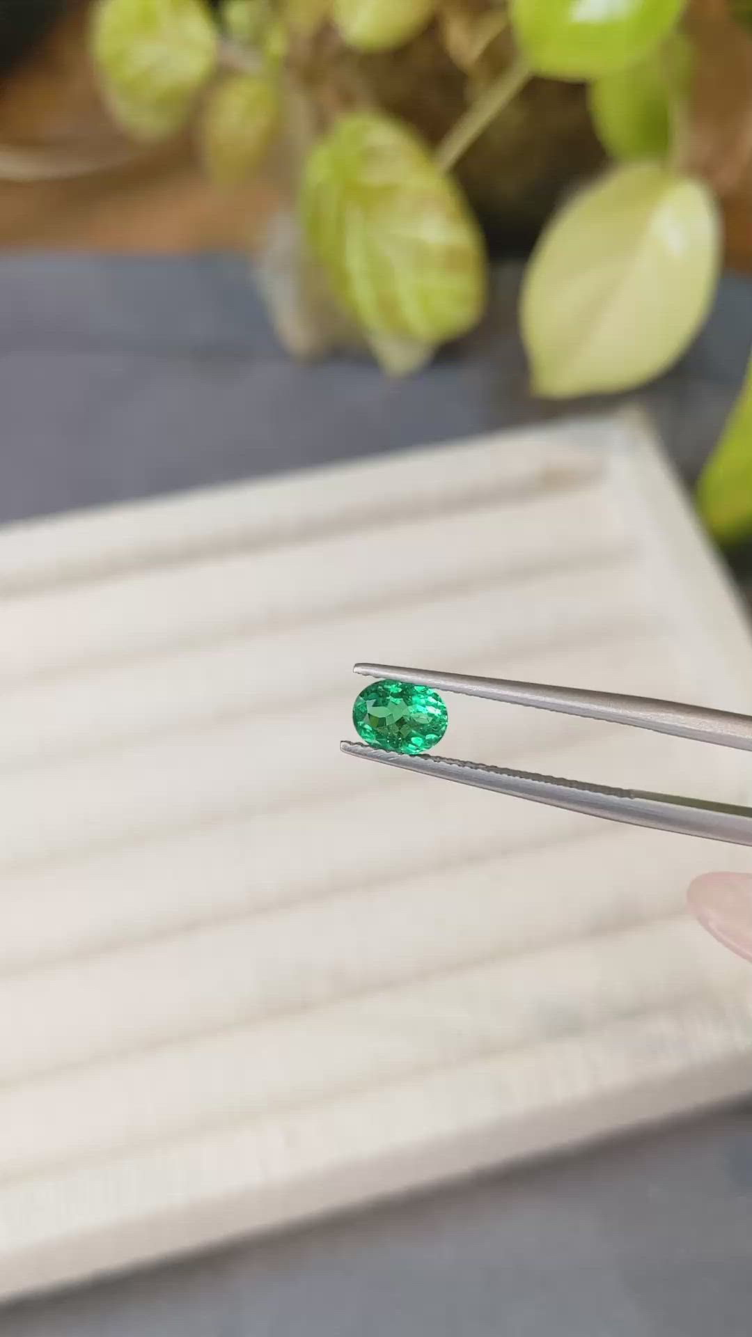 0.74 Ct. Emerald from Russia Size Video