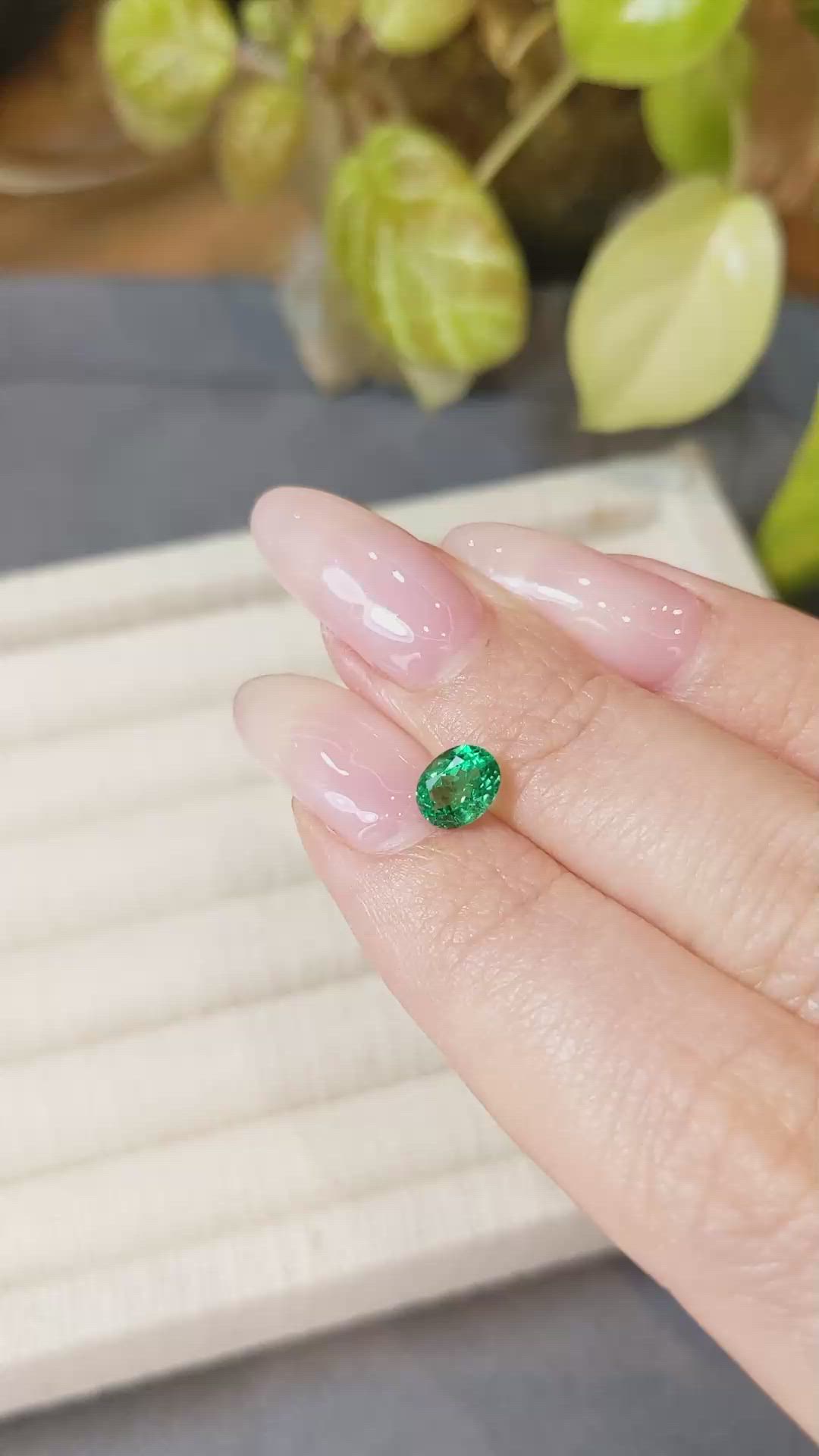 0.74 Ct. Emerald from Russia Size Video