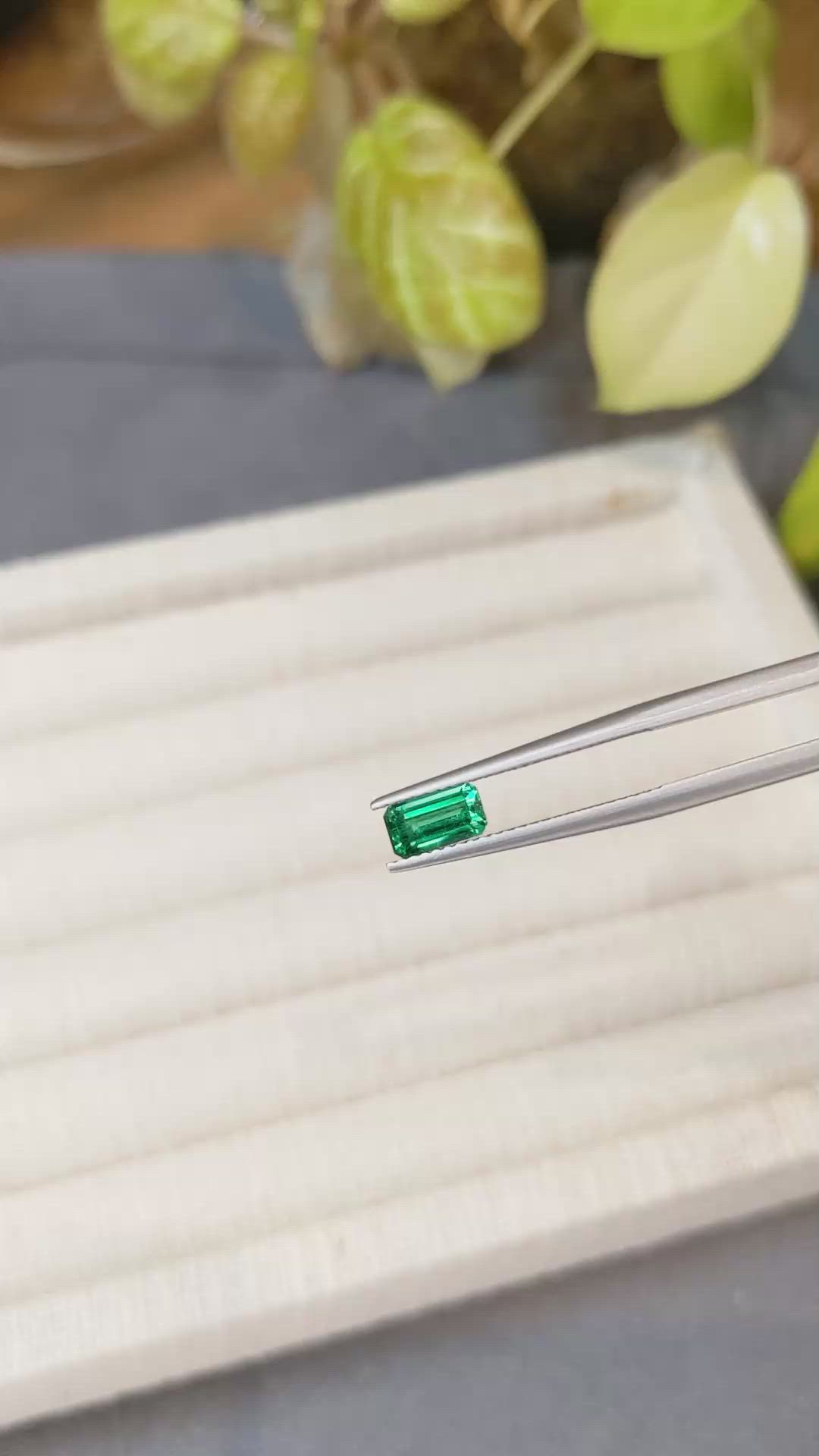 0.77 Ct. Emerald from Russia Size Video