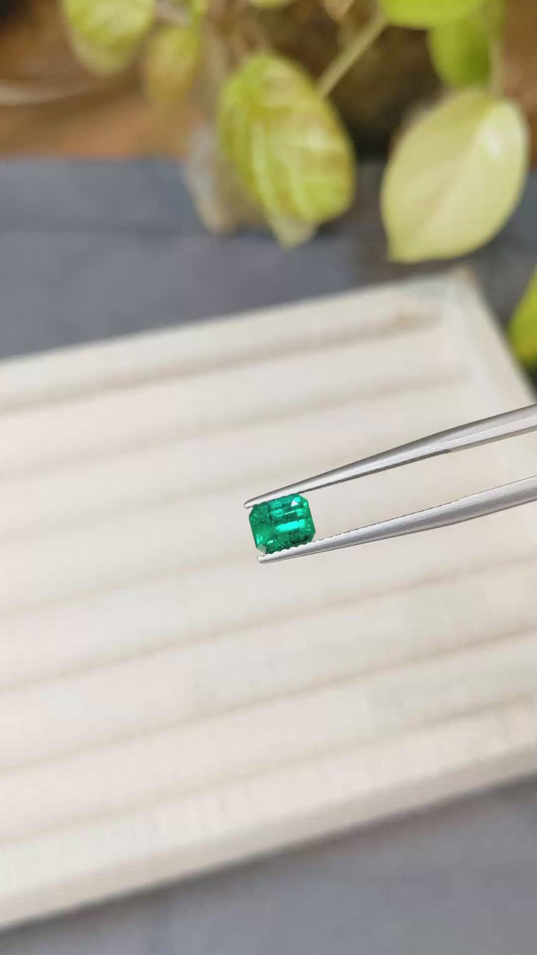 0.86 Ct. Emerald from Russia Size Video