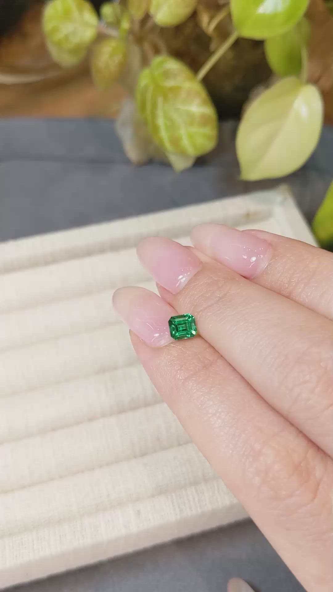 0.72 Ct. Emerald from Russia Size Video