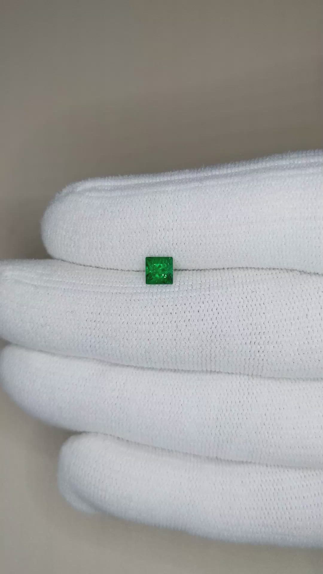 0.47 Ct. Emerald from Russia Size Video