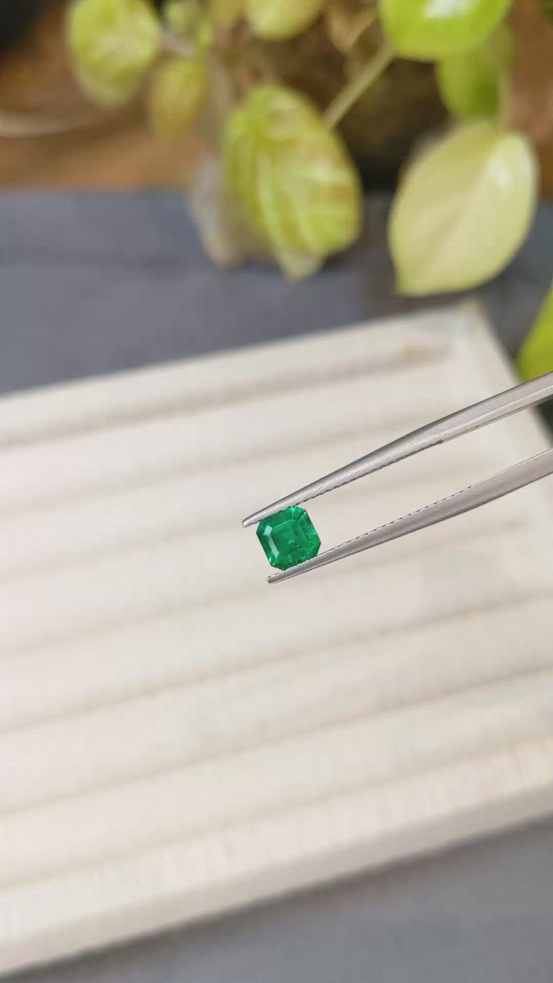 0.83 Ct. Emerald from Russia Size Video