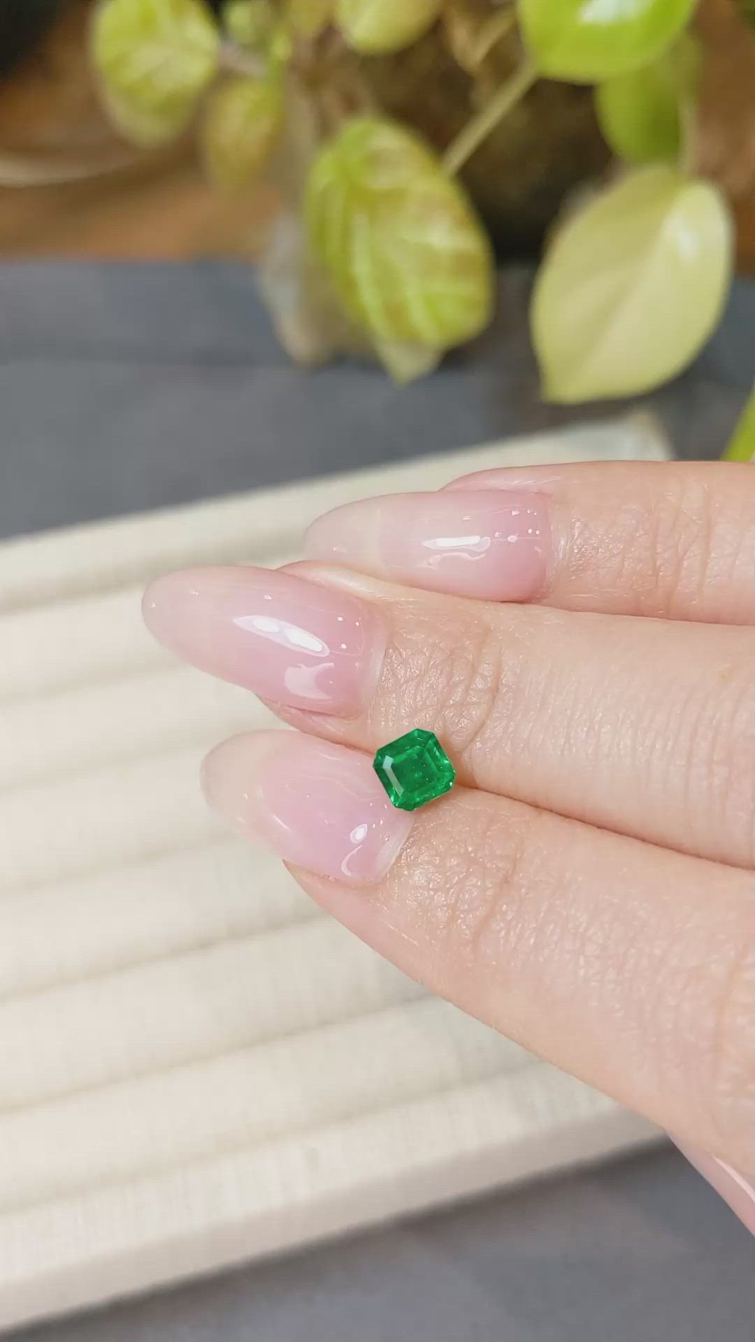 0.83 Ct. Emerald from Russia Size Video