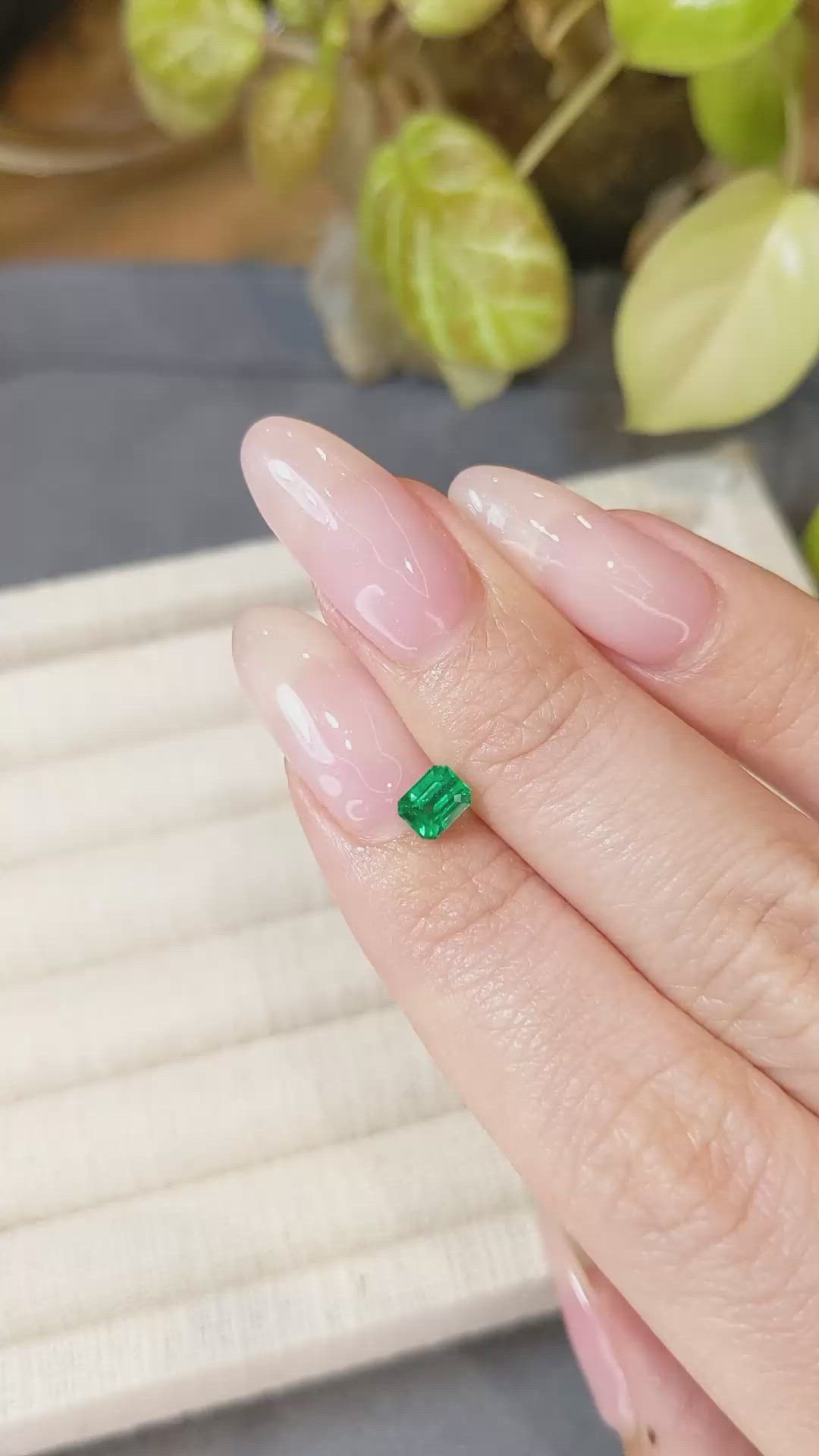 0.58 Ct. Emerald from Russia Size Video