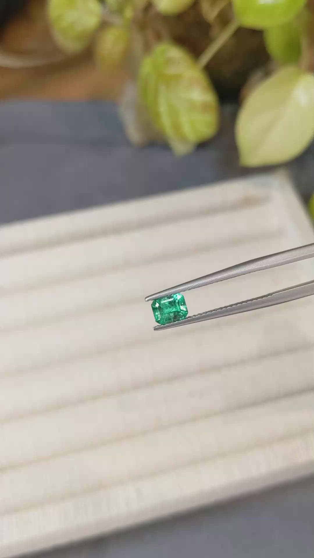 0.71 Ct. Emerald from Russia Size Video