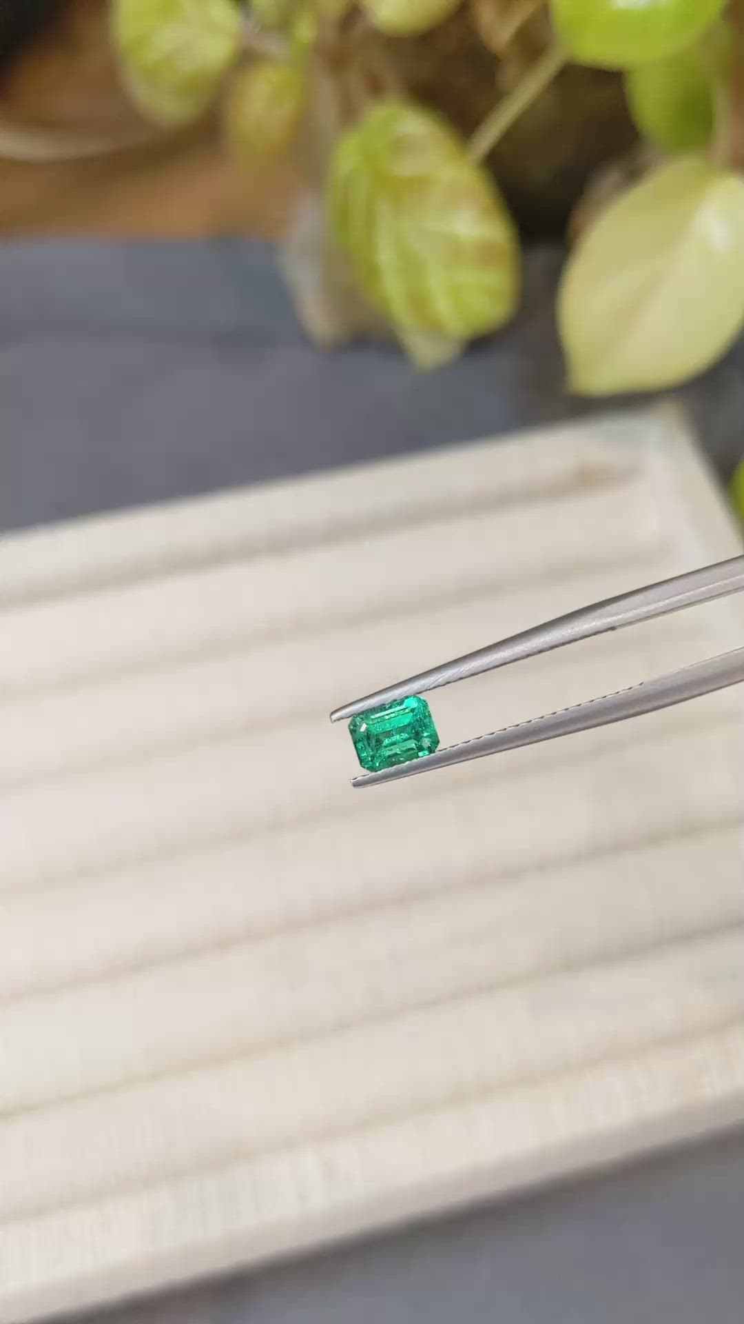 0.58 Ct. Emerald from Russia Size Video