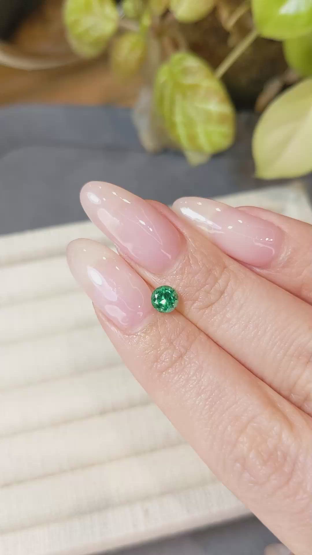 0.44 Ct. Emerald from Russia Size Video