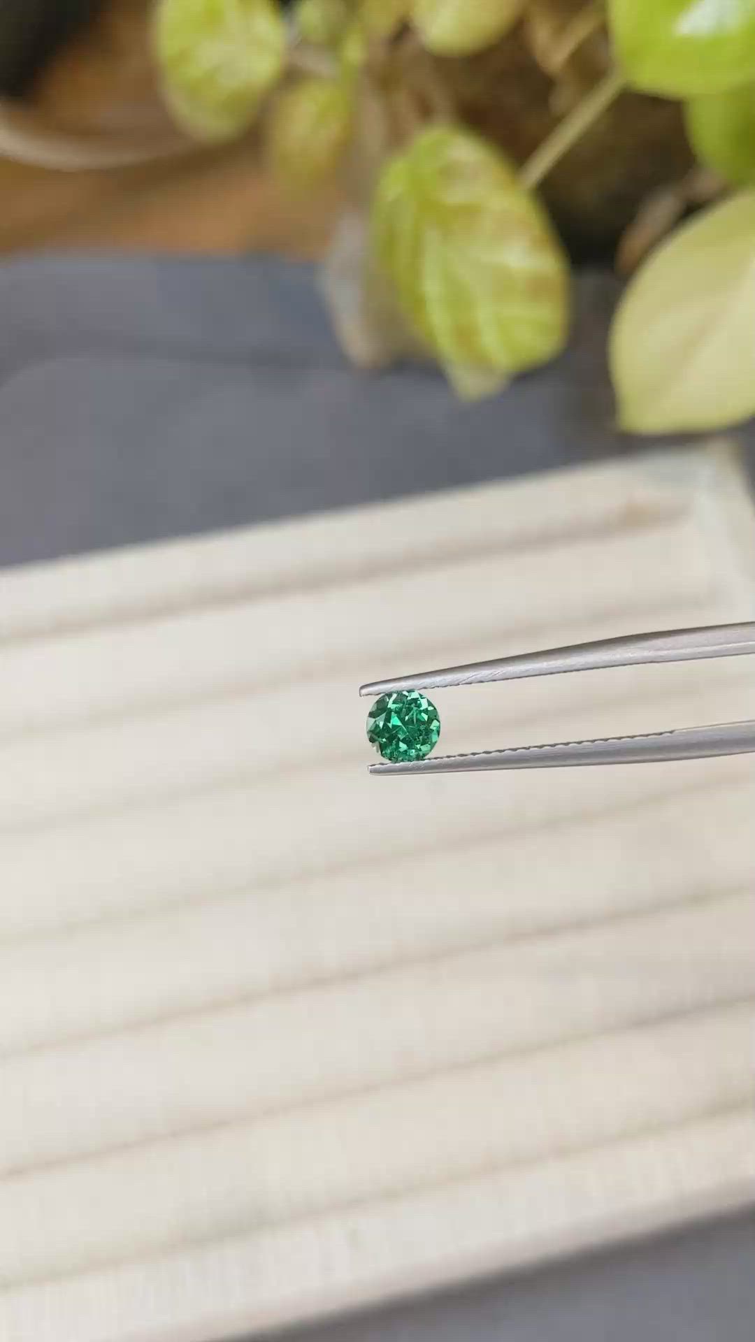 0.44 Ct. Emerald from Russia Size Video