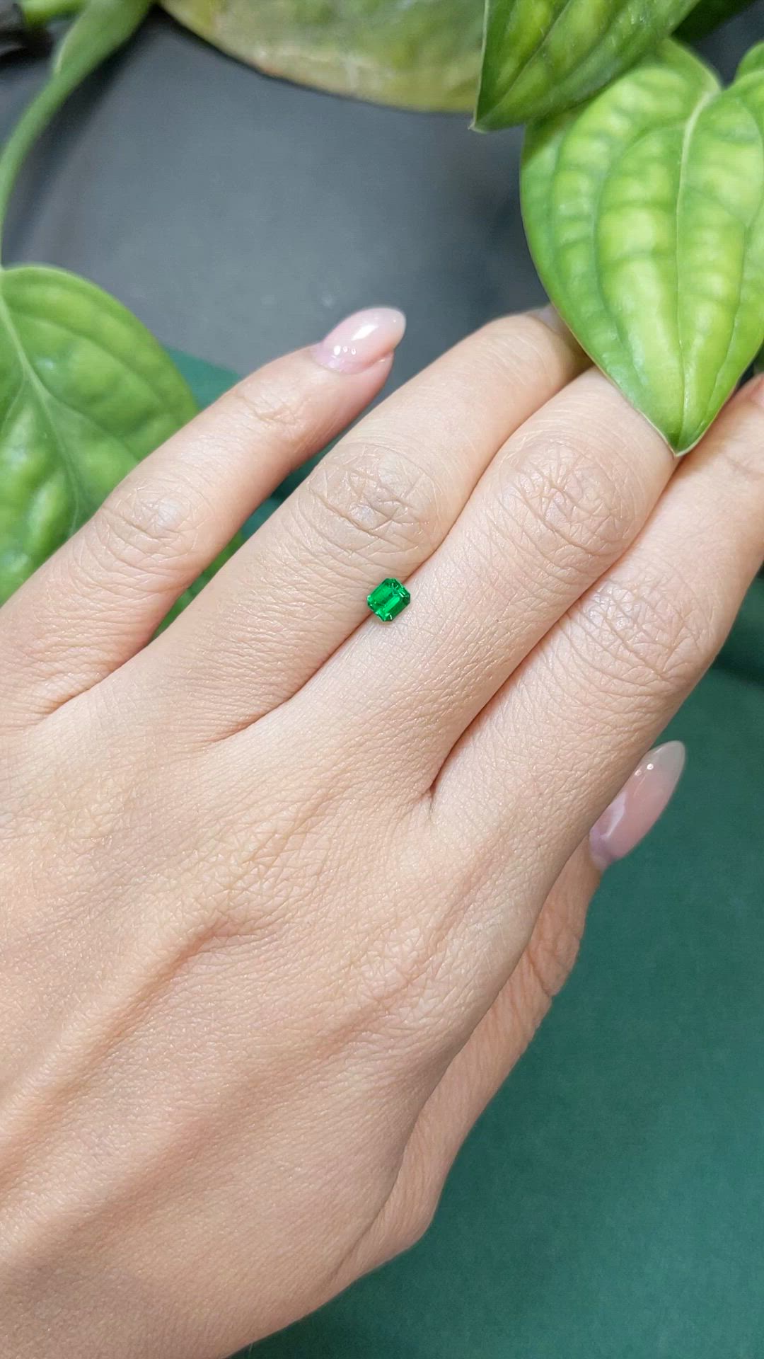 0.27 Ct. Emerald from Russia Size Video
