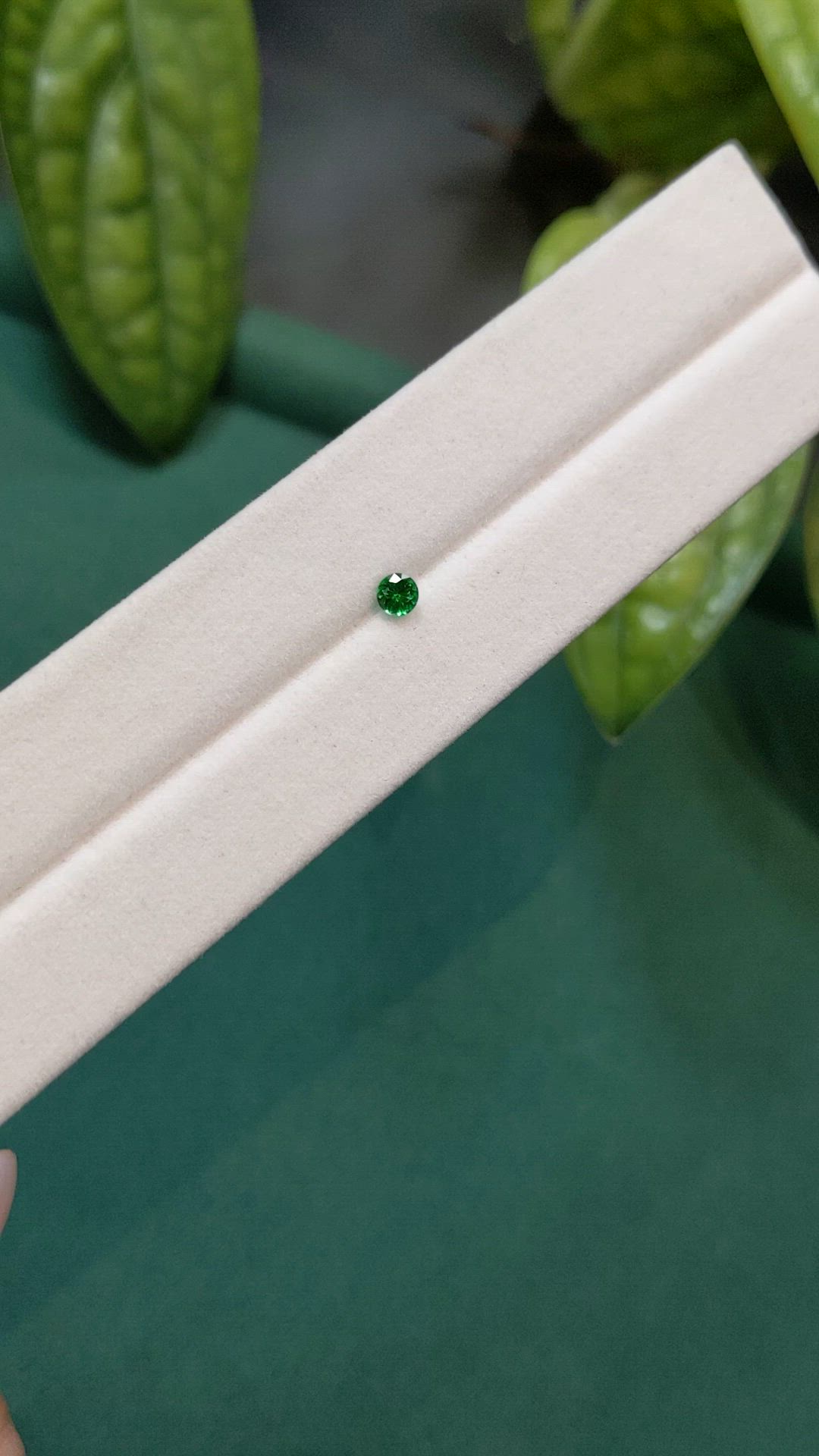 0.15 Ct. Emerald from Russia Size Video
