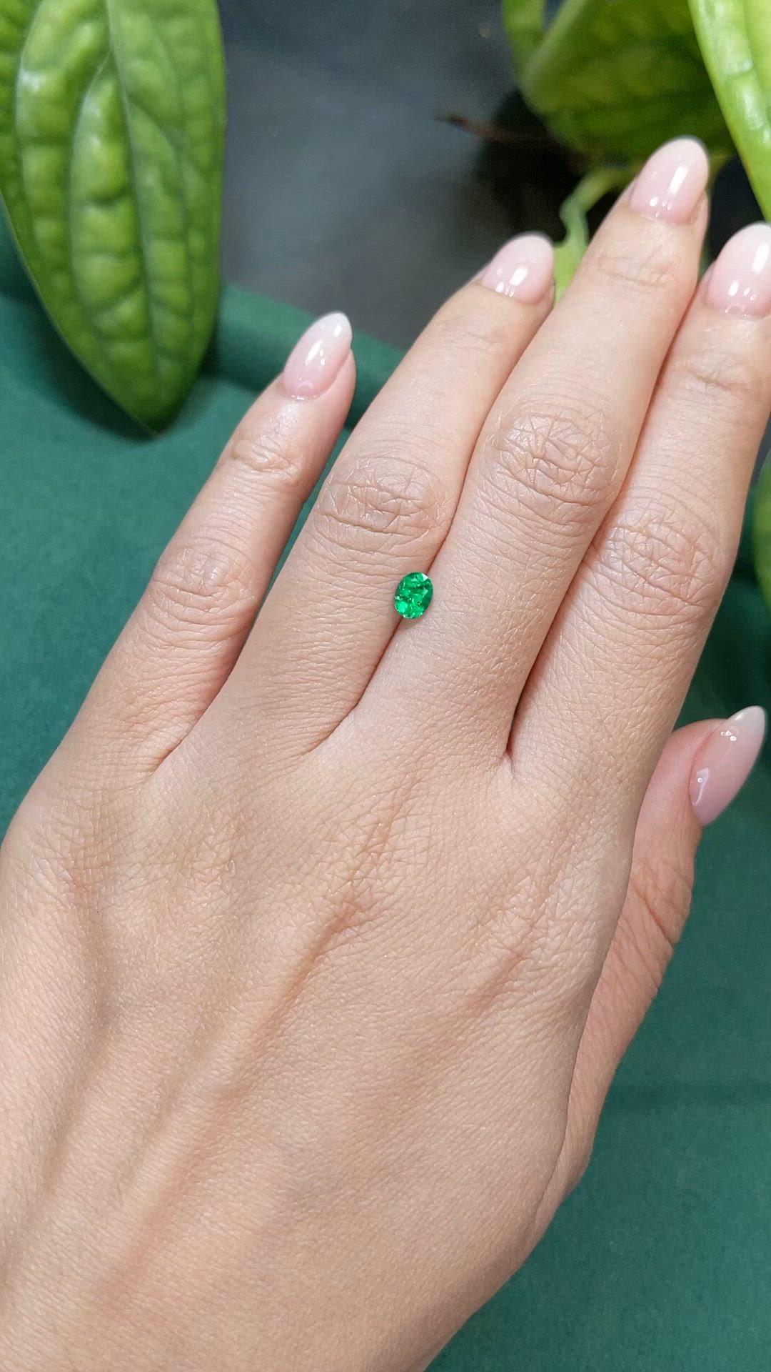0.37 Ct. Emerald from Russia Size Video